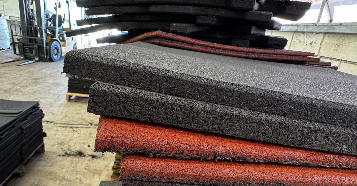 espessura do piso de borracha para academias