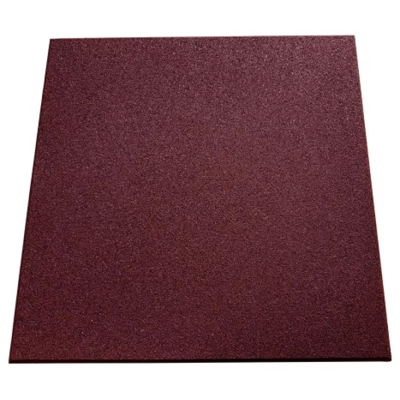 Piso de borracha quadrado 1 × 1 m x 15mm terra cota - Imagem 3