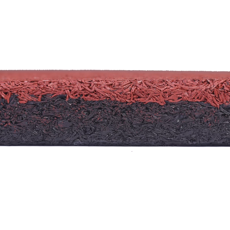 Piso de borracha quadrado 1 × 1 m x 15mm terra cota - Imagem 2