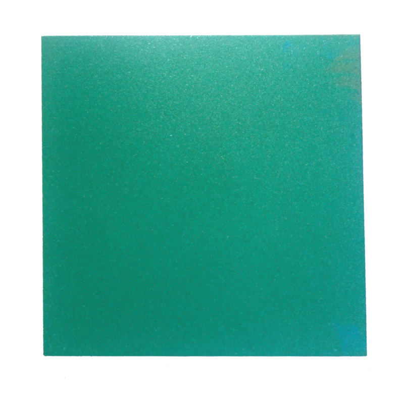 Piso de borracha quadrado 1 × 1 m x 15mm verde claro - Imagem 3